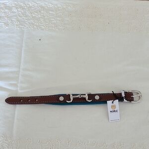 Brown and Blue Women's Belt